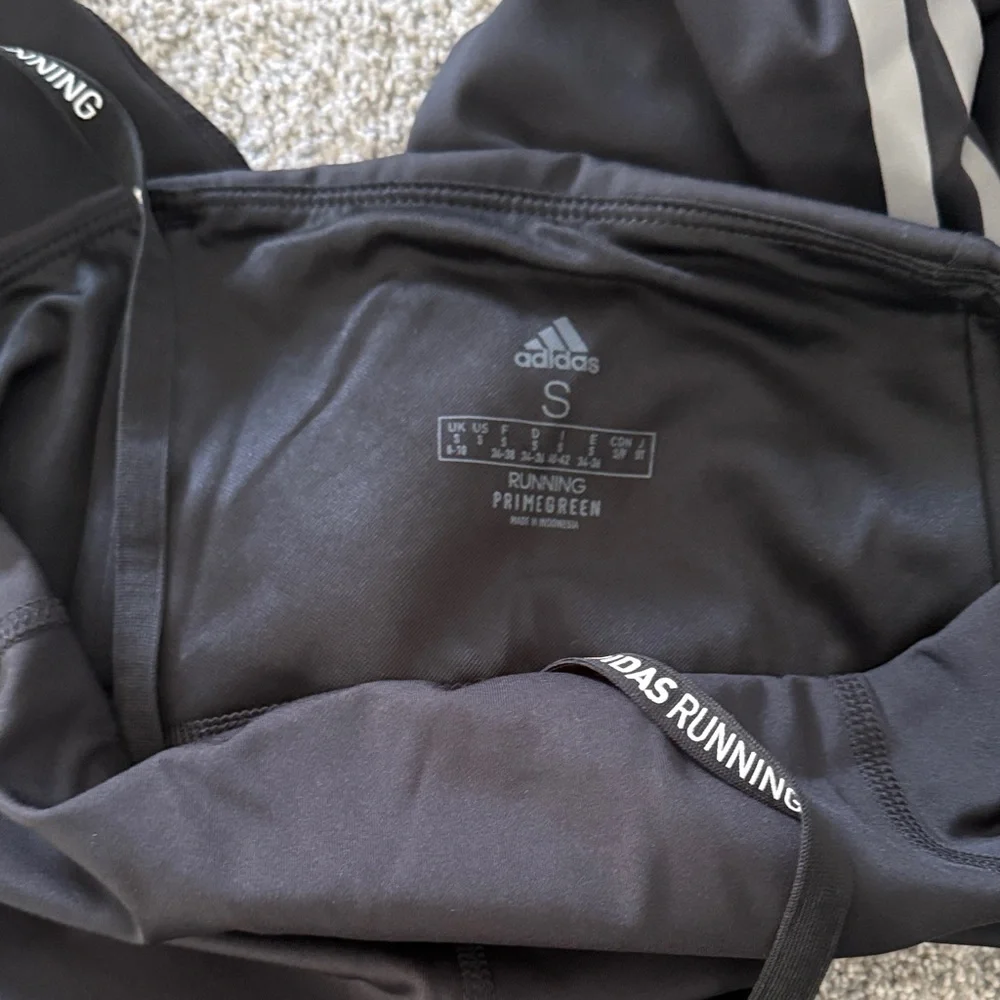 Adidas Black and Gray Performance Leggings - Picture 5 of 5